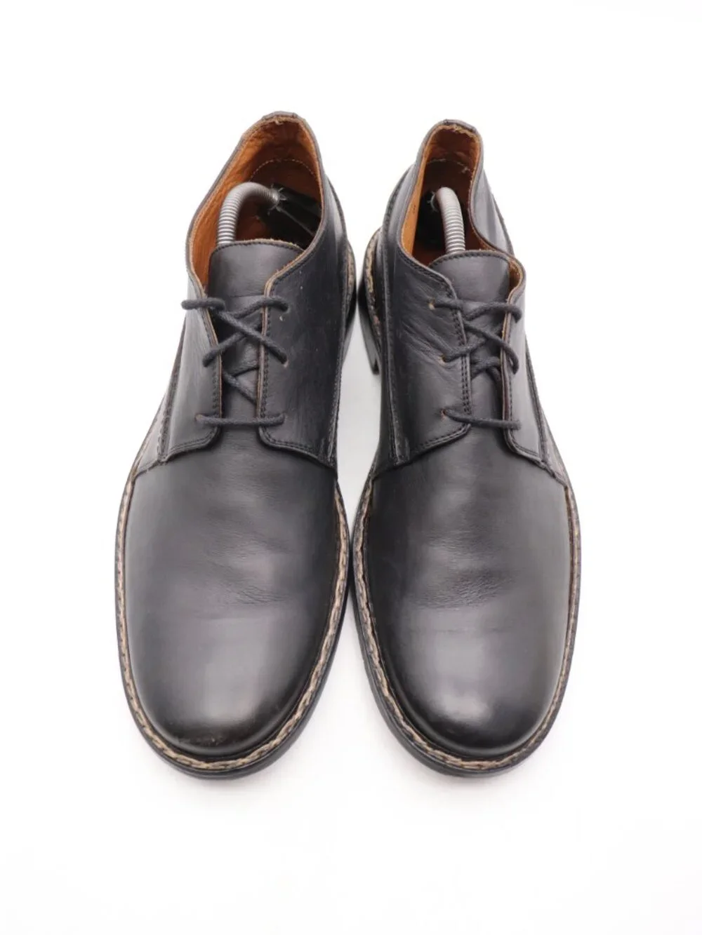 John Varvatos Chukka Boots Men's UK 11.5 / US 12.5 Black Leather Handmade Italy